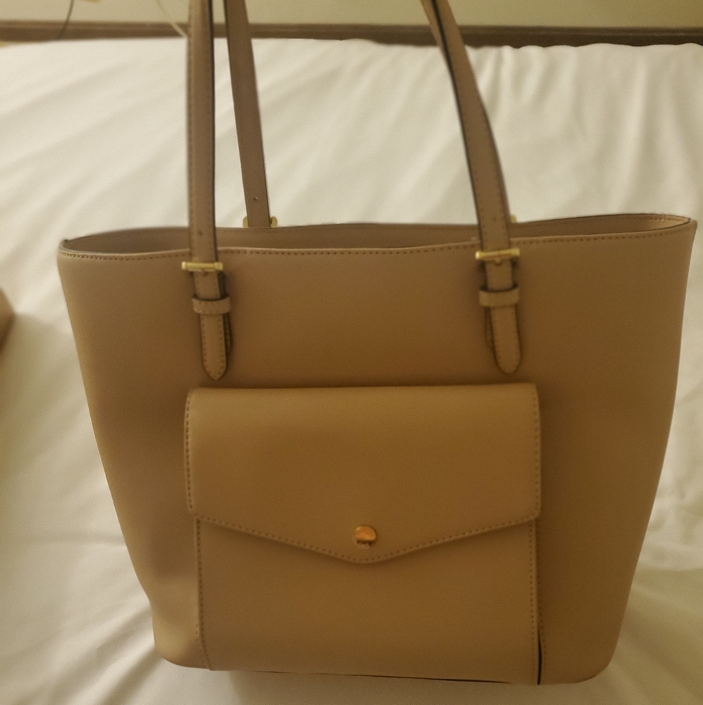 Nude Michael Kors tote bag